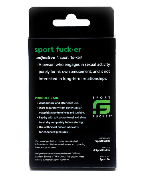 Sport Fucker Cum Stopper 2.0 - Black - LUST Depot