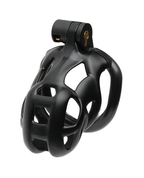 Sport Fucker Cellmate Guardian Chastity Cage - Size 1 Black