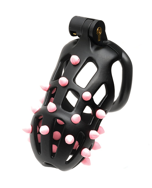 Sport Fucker Cellmate FlexiSpike Chastity Cage - Size 2 Black/Pink - LUST Depot