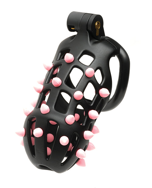 Sport Fucker Cellmate FlexiSpike Chastity Cage - Size 3 Black/Pink - LUST Depot