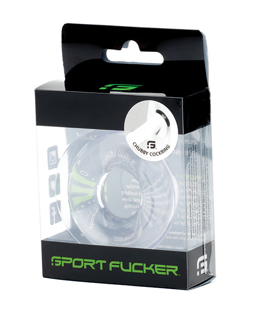 Sport Fucker Chubby Cockring - Clear - LUST Depot