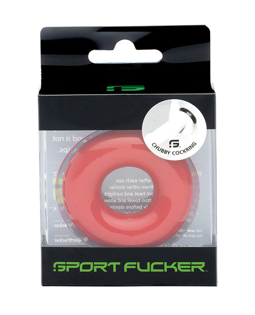 Sport Fucker Chubby Cockring - Red - LUST Depot