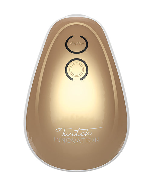 Shots Twitch Innovation Hands Free Clitoral Stimulator - Gold - LUST Depot