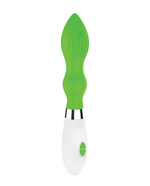 Shots Luminous Astraea Silicone 10 Speed Vibrator - Green - LUST Depot