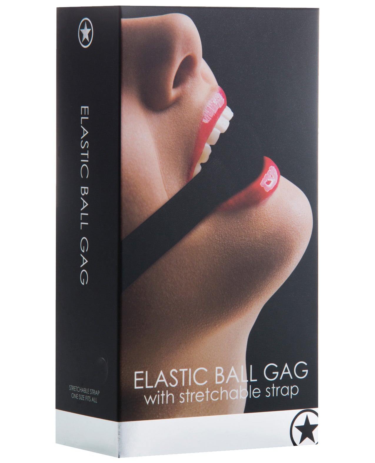 Shots Ouch Elastic Ball Gag - Black - LUST Depot