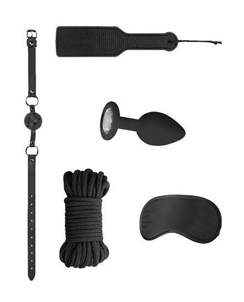 Shots Ouch Introductory Bondage Kit #5 - Black - LUST Depot