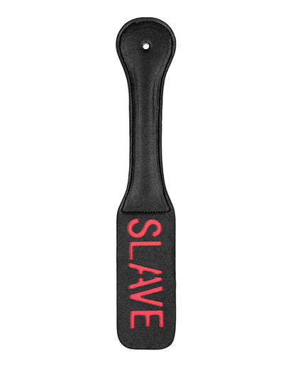 Shots Ouch Slave Paddle - Black - LUST Depot