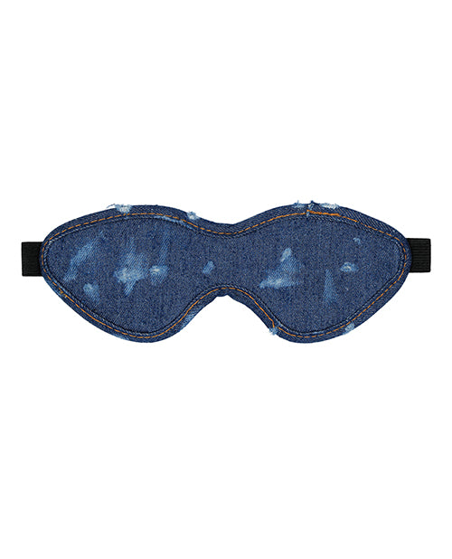 Shots Denim Eye Mask - Blue - LUST Depot