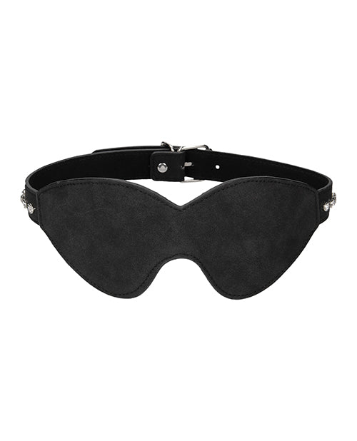 Shots Ouch Diamond Studded Eye Mask - Black - LUST Depot