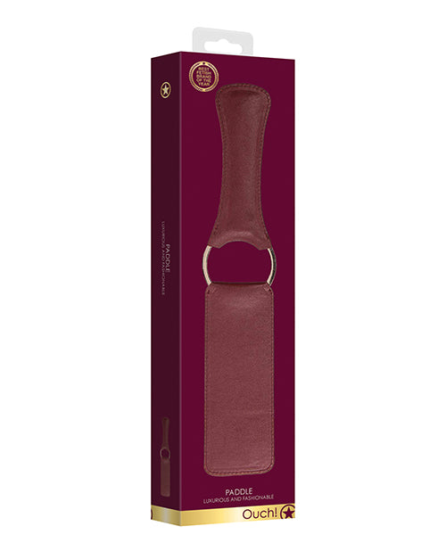 Shots Ouch Halo Paddle - Burgundy - LUST Depot