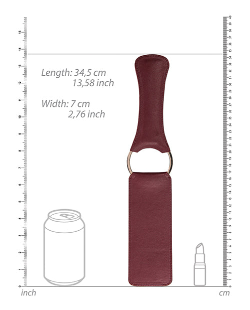 Shots Ouch Halo Paddle - Burgundy - LUST Depot