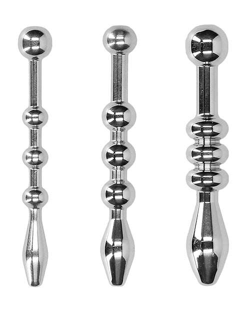 Shots Ouch Urethral Sounding Metal Plug Set - LUST Depot