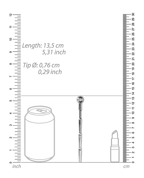 Shots Ouch Urethral Sounding Metal Stick - LUST Depot