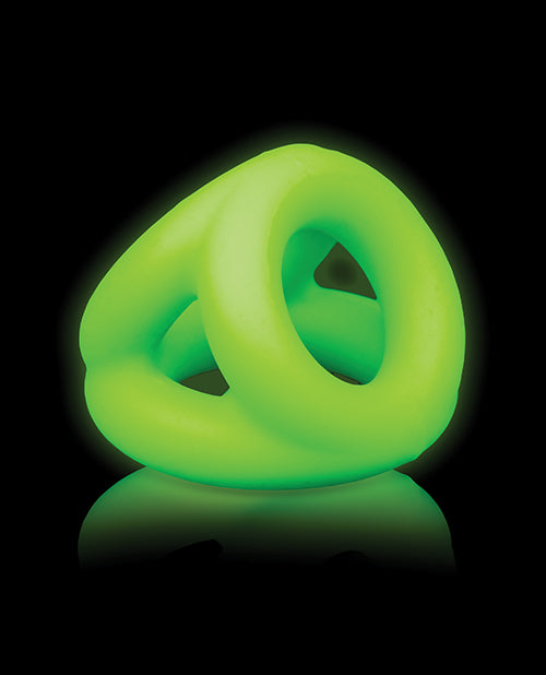 Shots Ouch Cock Ring & Ball Strap - Glow In The Dark - LUST Depot