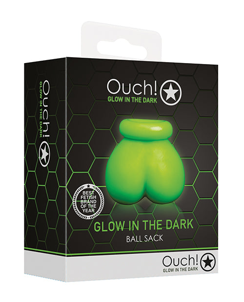 Shots Ouch Ball Sack - Glow In The Dark - LUST Depot