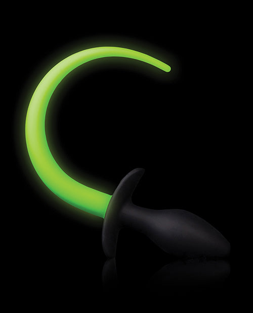 Shots Ouch Puppy Tail Plug - Glow In The Dark - LUST Depot