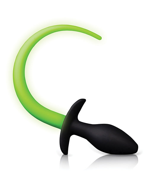 Shots Ouch Puppy Tail Plug - Glow In The Dark - LUST Depot