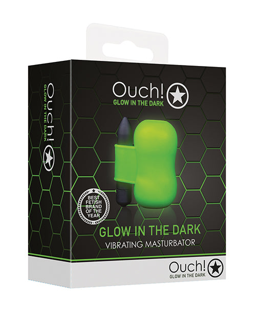 Shots Ouch Vibrating Masturbator - Glow In The Dark - LUST Depot