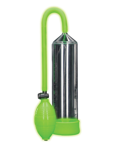 Shots Ouch Classic Penis Pump - Glow In The Dark - LUST Depot