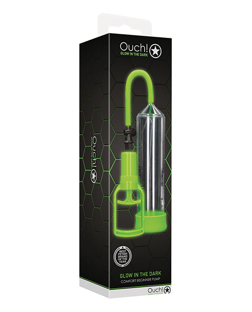 Shots Ouch Comfort Beginner Pump - Glow In The Dark - LUST Depot