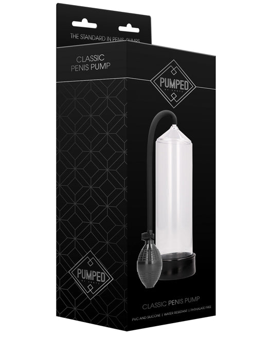 Shots Pumped Classic Penis Pump - Transparent - LUST Depot