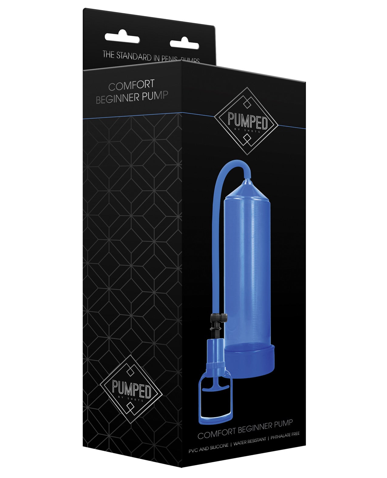 Shots Pumped Comfort Beginner Pump - Blue - LUST Depot