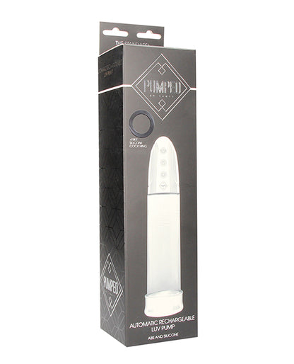 Shots Pumped Automatic Rechargeable Luv Pump - Transparent - LUST Depot