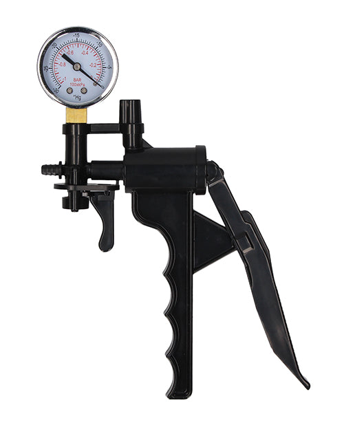 Shots Pumped Elite Beginner Pump W-psi Gauge - Black - LUST Depot