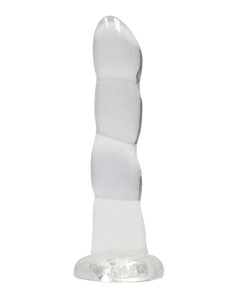 Shots Realrock Crystal Clear 7" Dildo  - Transparent - LUST Depot