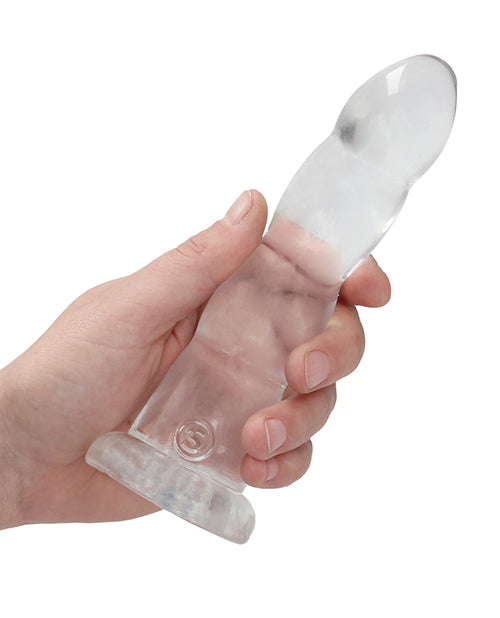 Shots Realrock Crystal Clear 7" Dildo  - Transparent - LUST Depot