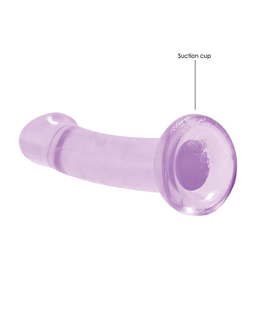 Shots Realrock Crystal Clear 7" Dildo  - Purple - LUST Depot