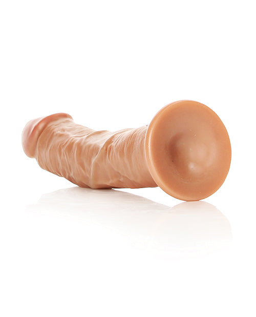 Shots Realrock Realistic 7" Curved Dildo - Tan - LUST Depot