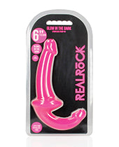 Shots Realrock 6" Strapless Strap On Glow In The Dark - Neon Pink - LUST Depot