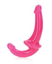 Shots Realrock 6" Strapless Strap On Glow In The Dark - Neon Pink - LUST Depot