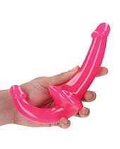 Shots Realrock 6" Strapless Strap On Glow In The Dark - Neon Pink - LUST Depot