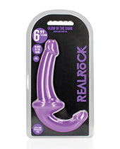 Shots Realrock 6" Strapless Strap On Glow In The Dark - Neon Purple - LUST Depot