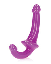 Shots Realrock 6" Strapless Strap On Glow In The Dark - Neon Purple - LUST Depot