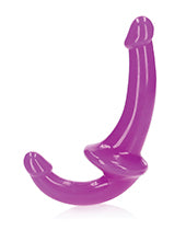 Shots Realrock 6" Strapless Strap On Glow In The Dark - Neon Purple - LUST Depot