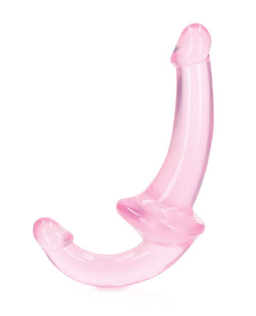 Shots Realrock Crystal Clear 6" Strapless Strap-on - Pink - LUST Depot