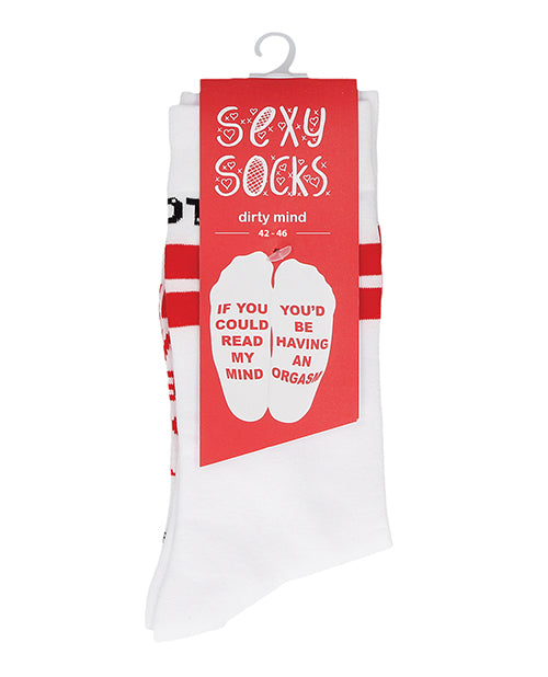 Shots Sexy Socks Dirty Mind - Male - LUST Depot