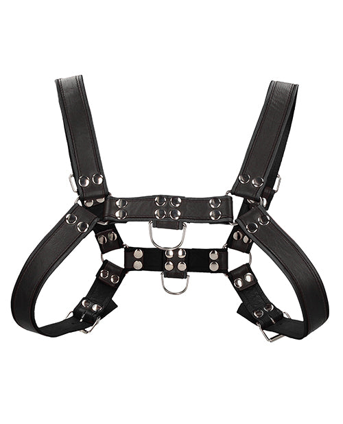 Shots Uomo Chest Bulldog Harness Small-medium - Black - LUST Depot