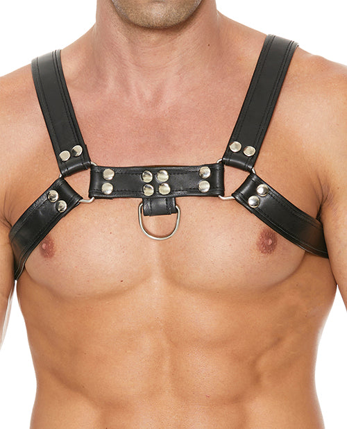 Shots Uomo Chest Bulldog Harness Small-medium - Black - LUST Depot