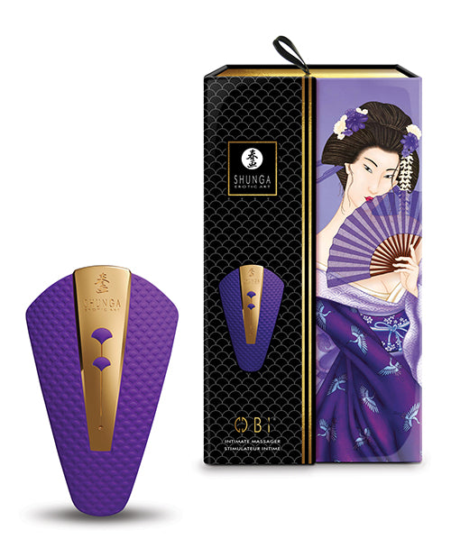 Shunga Obi Intimate Massager - Purple - LUST Depot