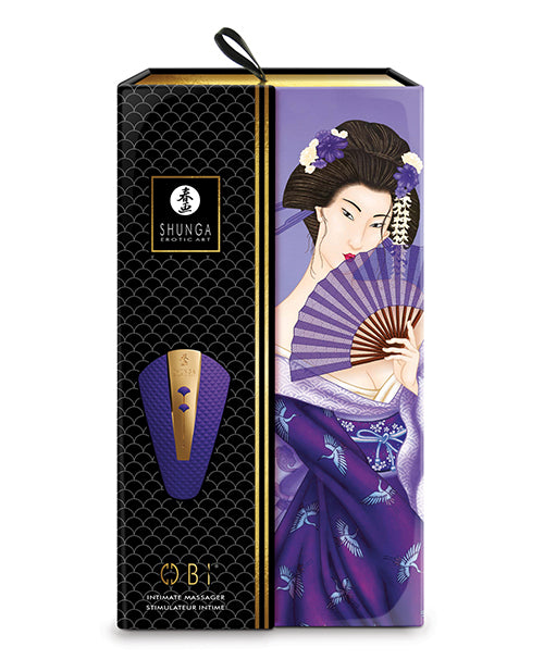 Shunga Obi Intimate Massager - Purple - LUST Depot