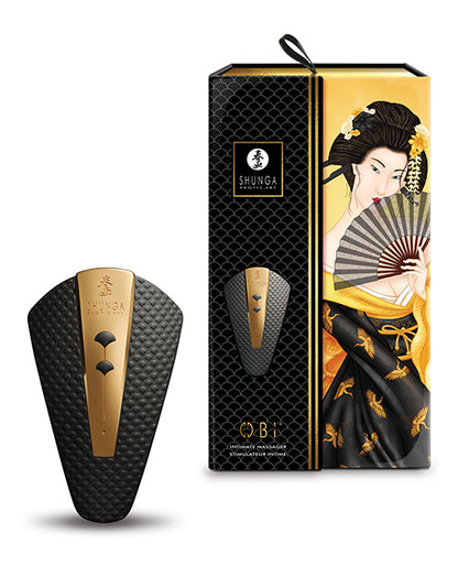 Shunga Obi Intimate Massager - Black - LUST Depot