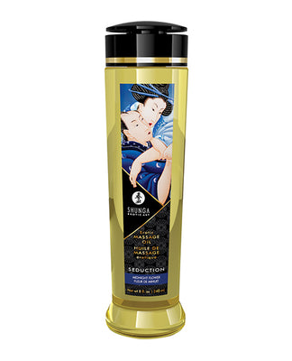 Shunga Massage Oil - 8 Oz Midnight Flower