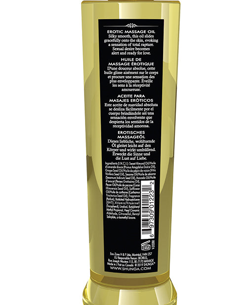 Shunga Massage Oil - 8 Oz Sweet Lotus - LUST Depot