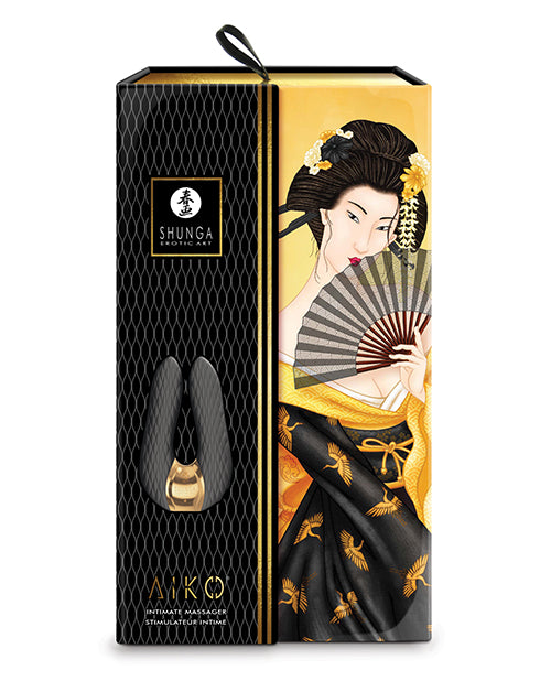 Shunga Aiko Intimate Massager - Black - LUST Depot