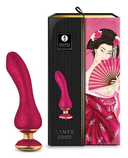 Shunga Sanya Intimate Massager - Raspberry - LUST Depot