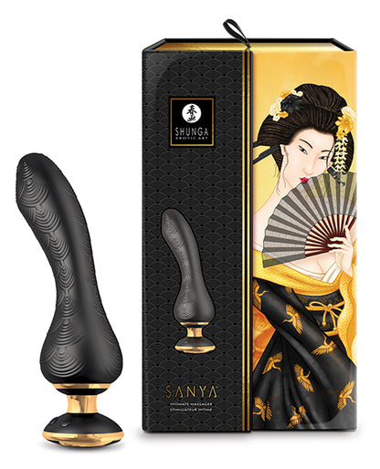 Shunga Sanya Intimate Massager - Black - LUST Depot